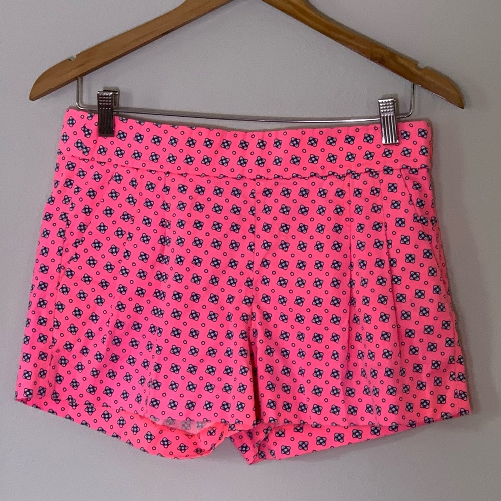 J. Crew Neon Pink Printed Women’s Shorts